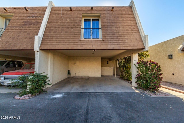 view of front of home