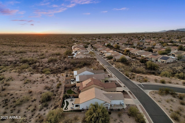 birds eye view of property featuring a residential view