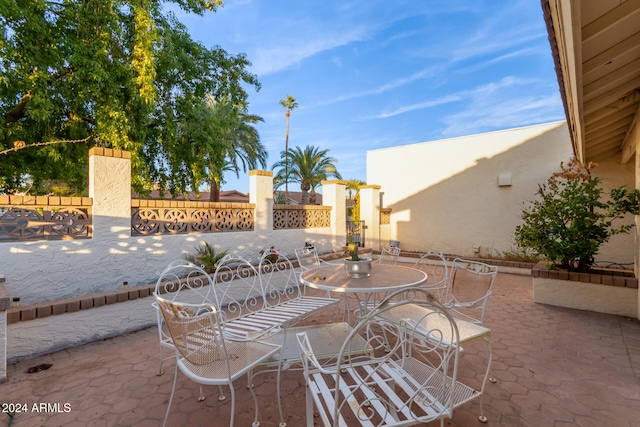 view of patio