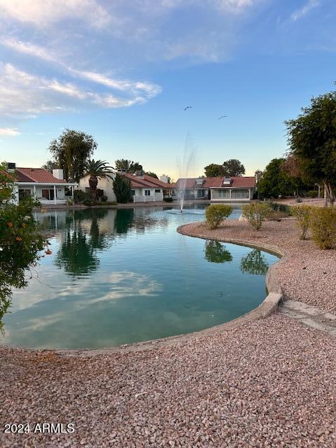 view of water feature