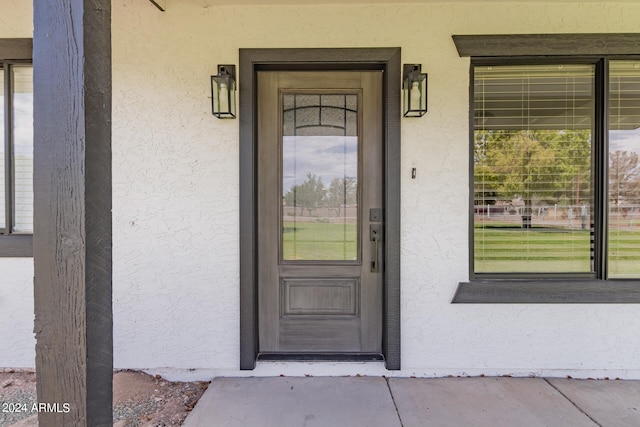 view of entrance to property