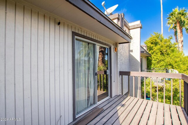 view of patio featuring a grill