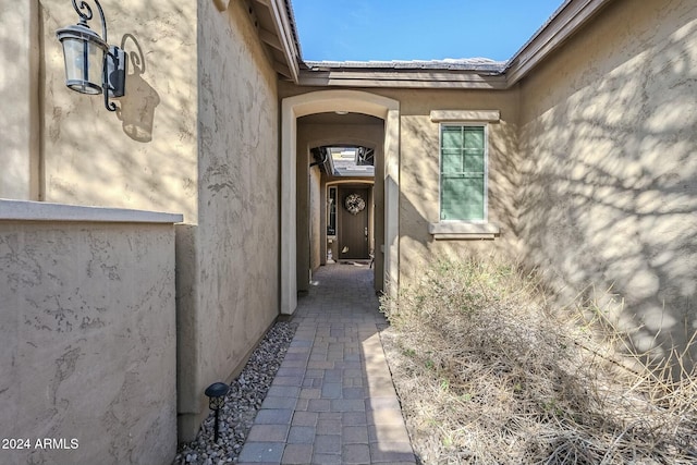 view of entrance to property