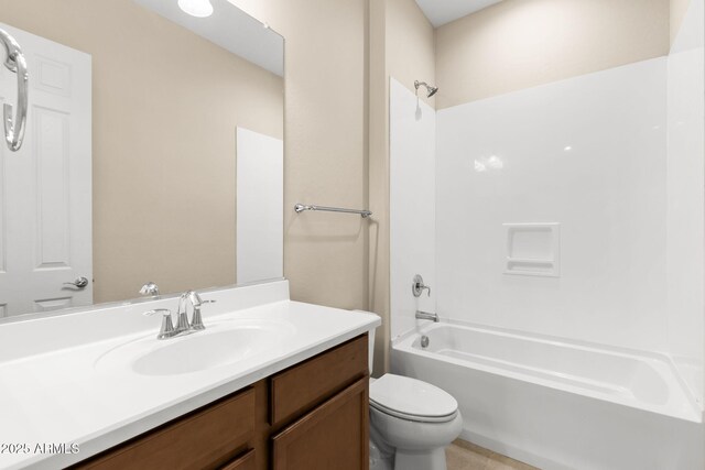 3072 E Appaloosa Rd, Gilbert, AZ 85296 - full bathroom with toilet, vanity, and shower / bath combination