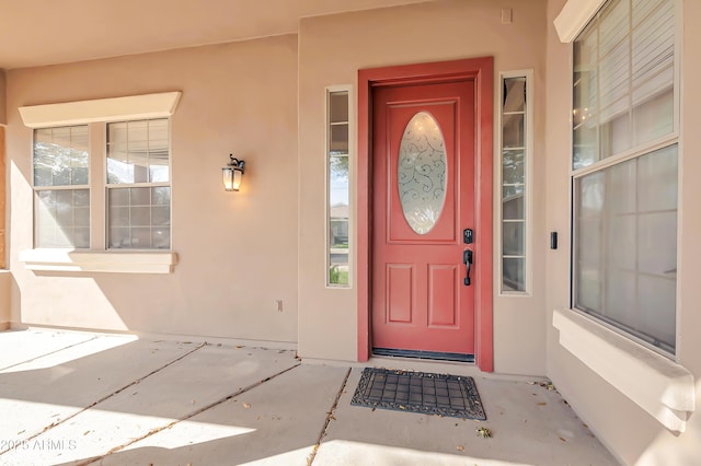 18544 E Caledonia Dr, Queen Creek, AZ 85142 - entrance to property featuring stucco siding