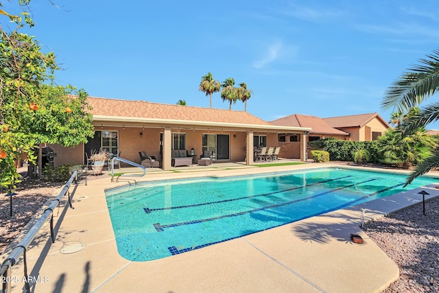 2984 N 152nd Dr, Goodyear, AZ 85395 - outdoor pool with a patio area and outdoor lounge area