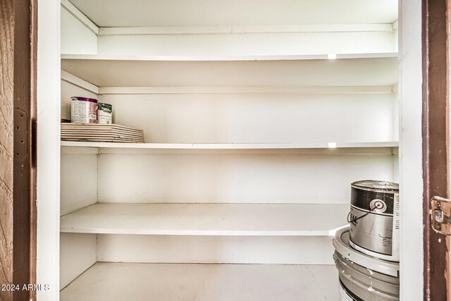 view of pantry