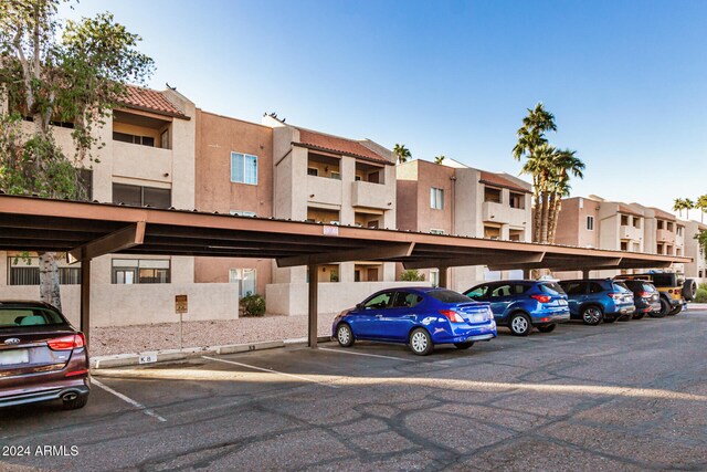 view of vehicle parking