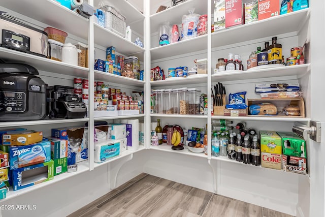 view of pantry