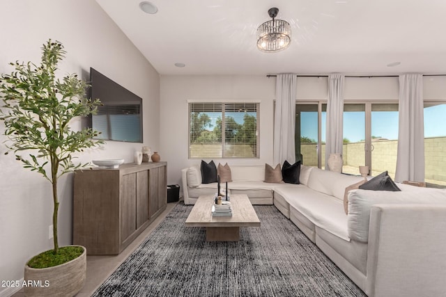 view of living area