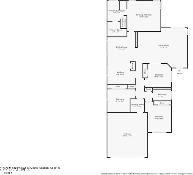 3750 S Conestoga Rd, Apache Junction, AZ 85119 - view of property floor plan