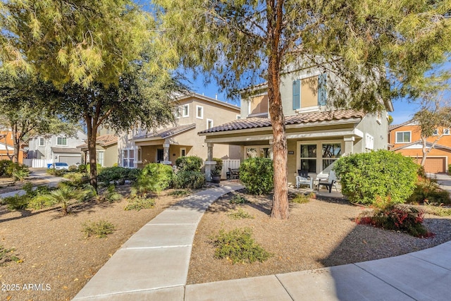 view of mediterranean / spanish-style home