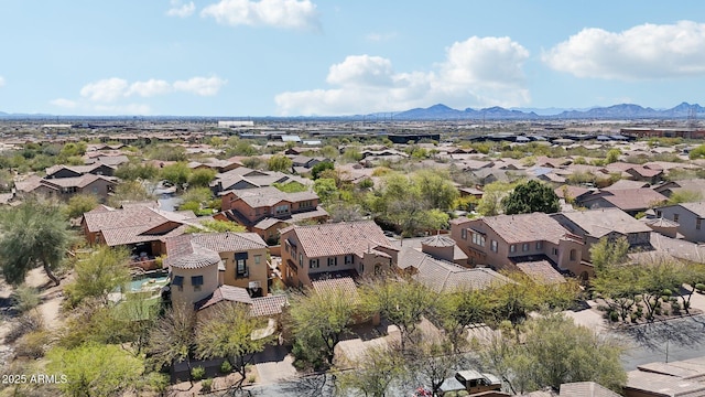 9305 E Canyon View Rd, Scottsdale, AZ 85255 - aerial view with a mountain view and a residential view