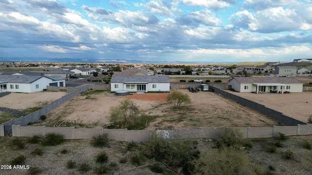 bird's eye view featuring a residential view