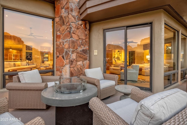 view of patio