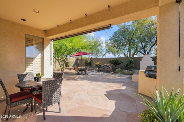 view of patio