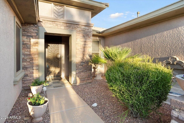 view of property entrance