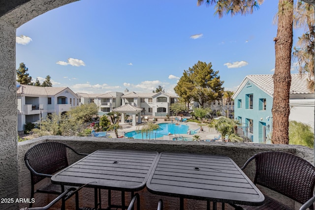 1100 N Priest Dr Unit 2145, Chandler, AZ 85226 - balcony with a residential view and a patio area