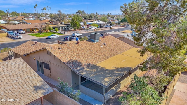 drone / aerial view featuring a residential view