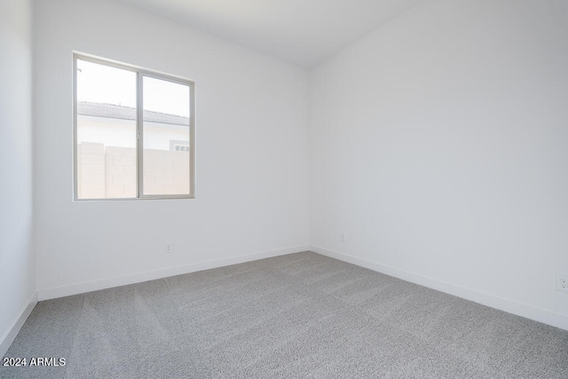 spare room with carpet flooring