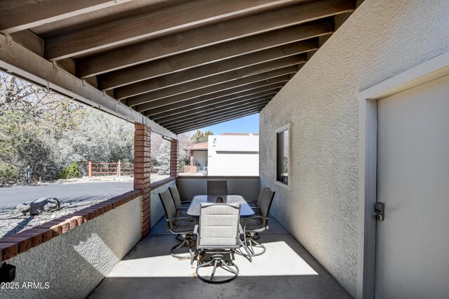 419 Apache Plume Trl, Prescott, AZ 86301 - view of patio / terrace with outdoor dining space