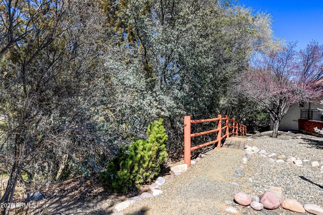 419 Apache Plume Trl, Prescott, AZ 86301 - view of yard featuring fence