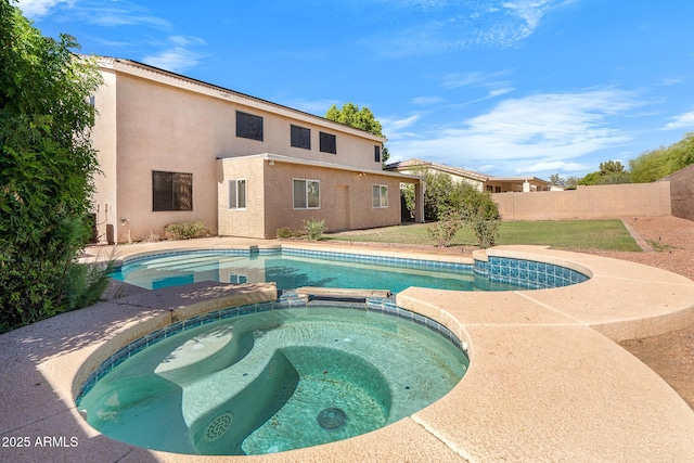 2109 W Wildhorse Dr, Chandler, AZ 85286 - view of swimming pool with a pool with connected hot tub