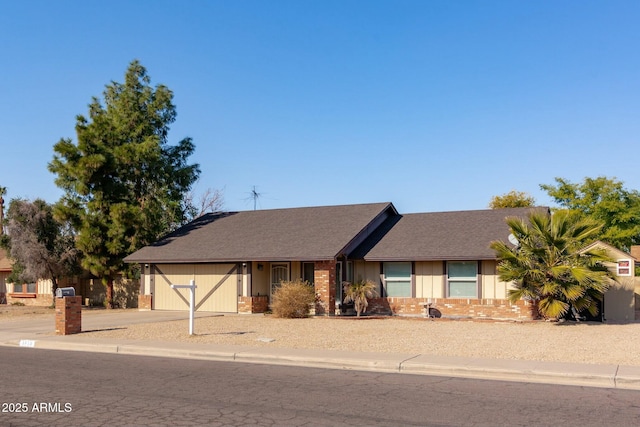 view of ranch-style home