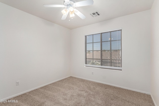 2652 E Riviera Dr, Chandler, AZ 85249 - carpeted empty room with baseboards and a ceiling fan