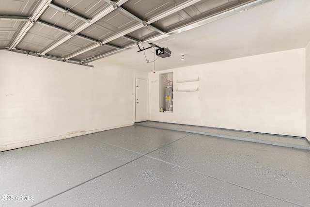 5439 W Sands Rd, Glendale, AZ 85301 - garage featuring electric water heater and a garage door opener