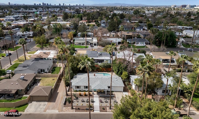 bird's eye view featuring a residential view