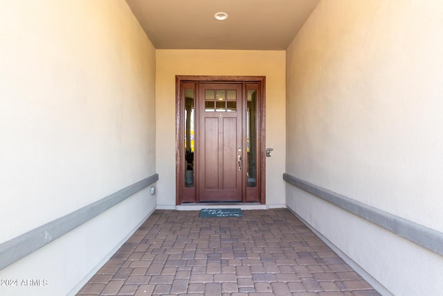 view of entrance to property