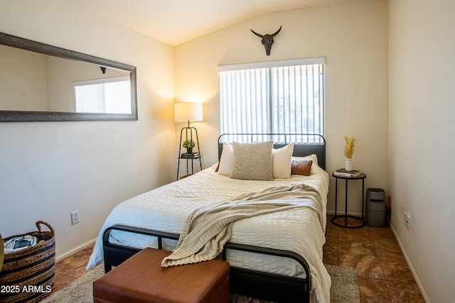 4386 E Mine Shaft Rd, San Tan Valley, AZ 85143 - bedroom featuring baseboards and lofted ceiling
