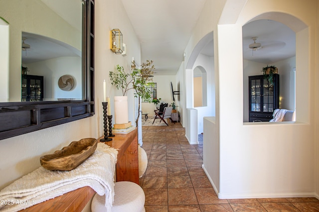 4386 E Mine Shaft Rd, San Tan Valley, AZ 85143 - hall featuring baseboards