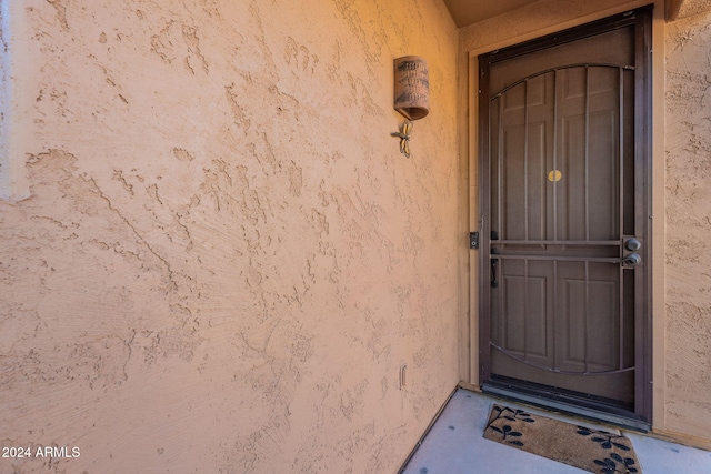 view of entrance to property