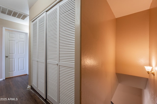 16021 N 30th St Unit 122, Phoenix, AZ 85032 - corridor with dark wood-style flooring