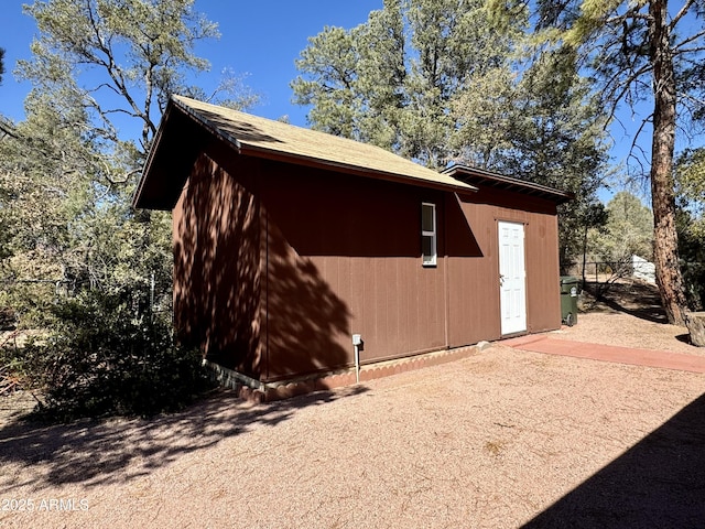 view of outbuilding