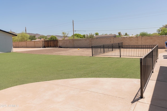5102 W Whispering Wind Dr, Glendale, AZ 85310 - fenced backyard featuring a patio