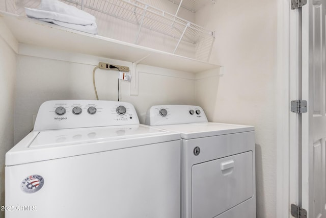 1265 S Aaron Unit 341, Mesa, AZ 85209 - laundry area with separate washer and dryer