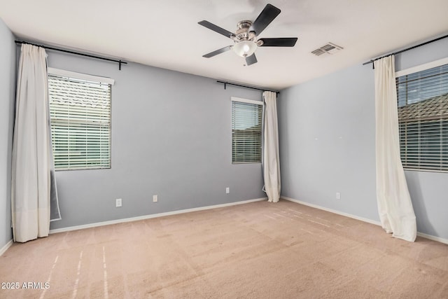 1265 S Aaron Unit 341, Mesa, AZ 85209 - carpeted empty room with a ceiling fan and baseboards