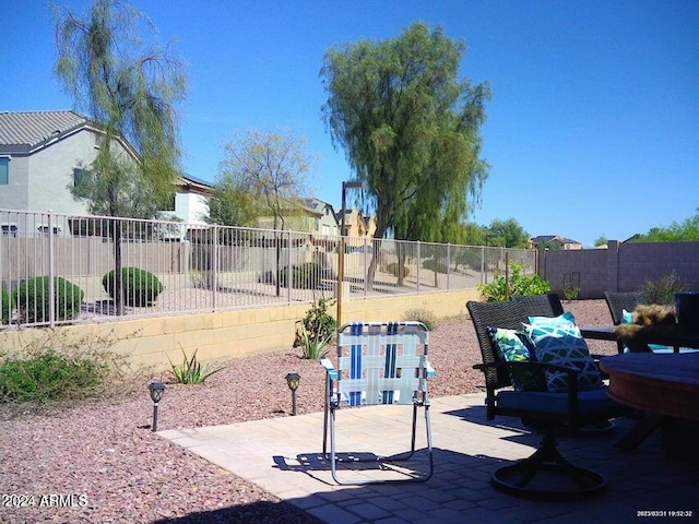 view of patio