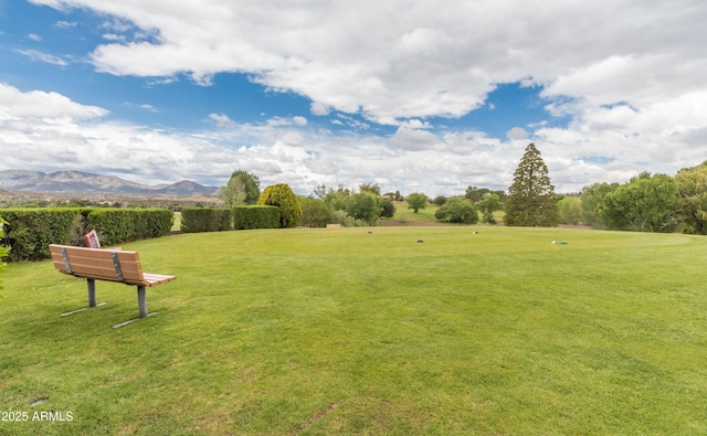11430 E Manzanita Trl, Dewey, AZ 86327 - view of home's community with a lawn and a mountain view