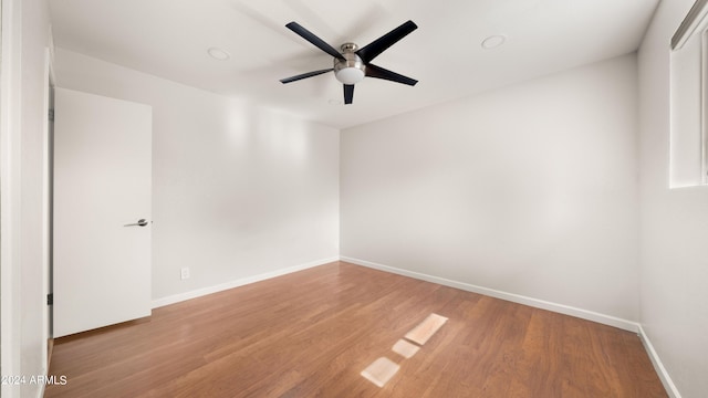 7012 N 22nd St, Phoenix, AZ 85020 - unfurnished room featuring ceiling fan and light wood-type flooring