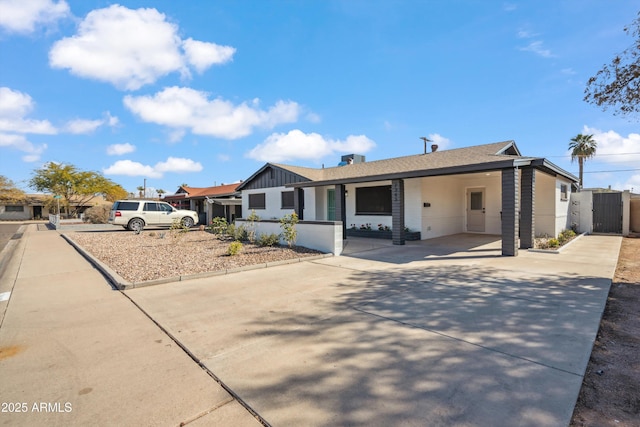 view of ranch-style house