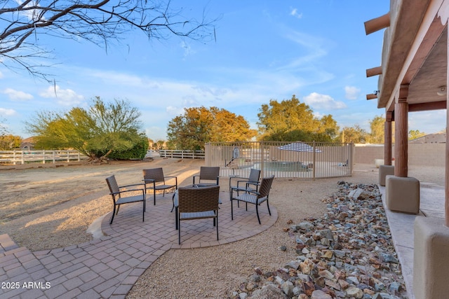 view of patio