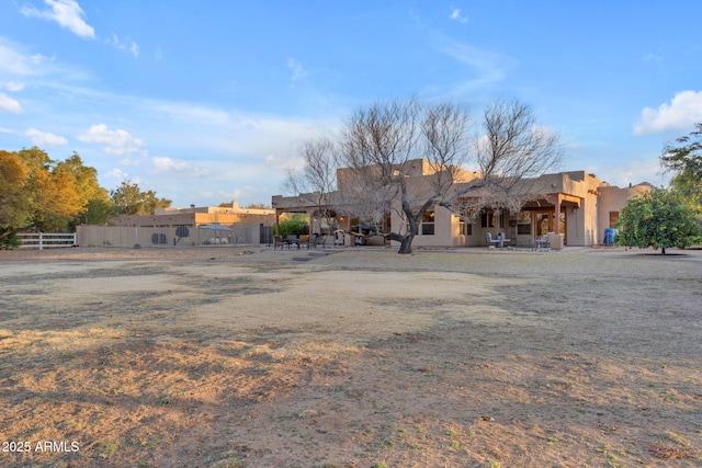 view of pueblo-style house