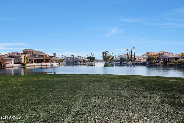 view of water feature