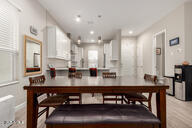 4855 E Shady Glen Ave, Scottsdale, AZ 85254 - dining space with recessed lighting and light wood-type flooring