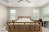 4855 E Shady Glen Ave, Scottsdale, AZ 85254 - bedroom with baseboards, carpet flooring, and recessed lighting
