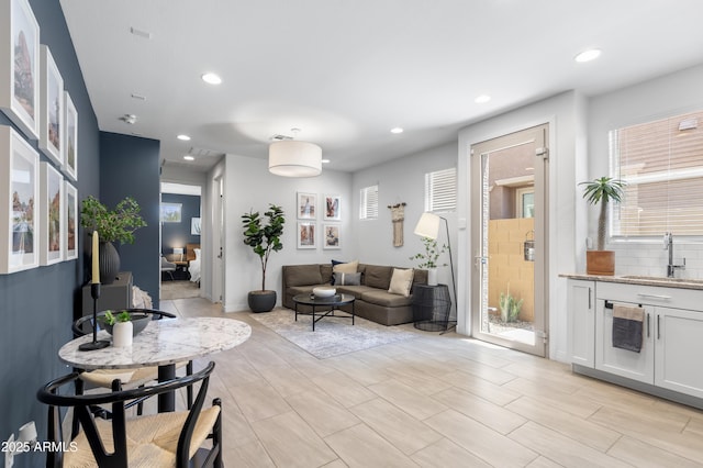 6338 W Raymond St, Phoenix, AZ 85043 - living area with recessed lighting